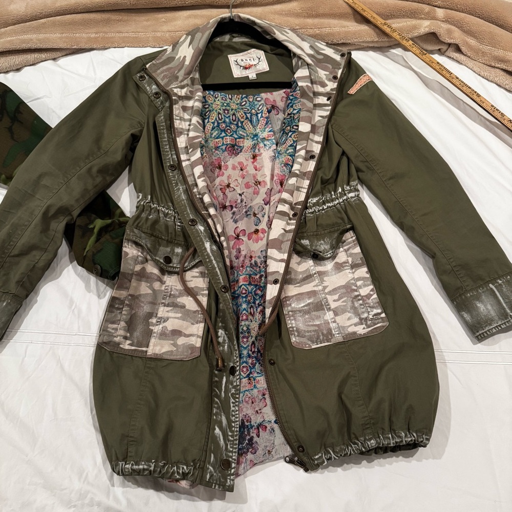 BNCI / Anthrop Mixed Parka Utility Jacket Small